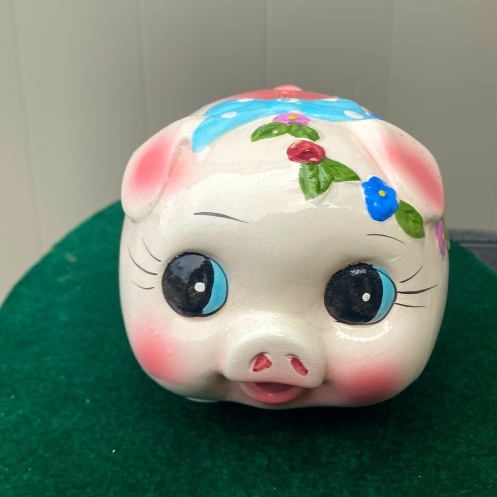 Vintage Ceramic Piggy Bank